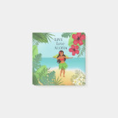 Hula Meisje Live Liefde Aloha Post-it® Notes (Voorkant)