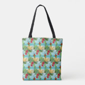 Hula Meisje Live Liefde Aloha Tote Bag (Achterkant)