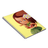 Hula meisje notitieboek (Rechterzijde)