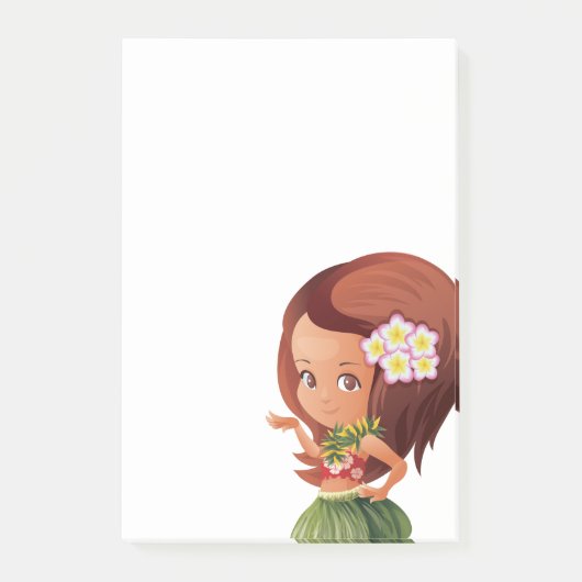 Hula meisje post-it® notes (Voorkant)