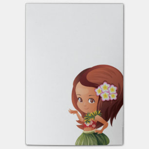 Hula meisje post-it® notes