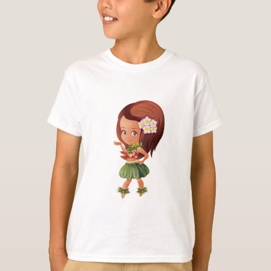 Hula meisje t-shirt (Voorkant)