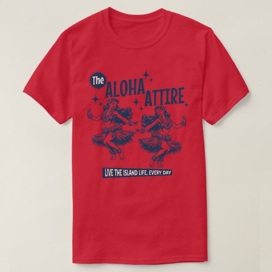 Hula Meisje TShirt (Design voorkant)