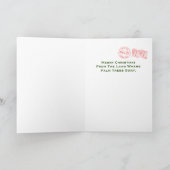 Hula Meisjes Retro Kerst Kaart (Binnen)