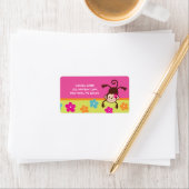 Hula Monkey Luau Retouradreslabels Etiket (Insitu)