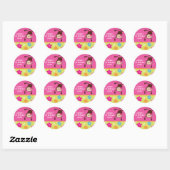 Hula Monkey Luau Verjaardagsfeestje Favor Stickers (Vel)