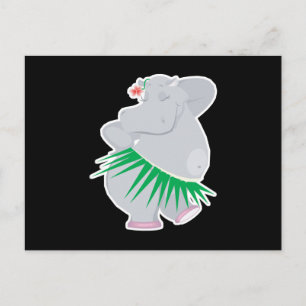 hula nijlpaard briefkaart