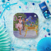 Hula op naar onze Luau Party Papieren Bordje (Feest)