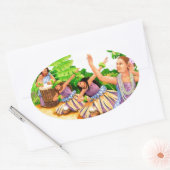 Hula Ovale Sticker (Envelop)