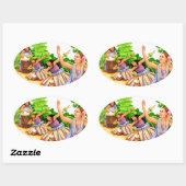 Hula Ovale Sticker (Vel)