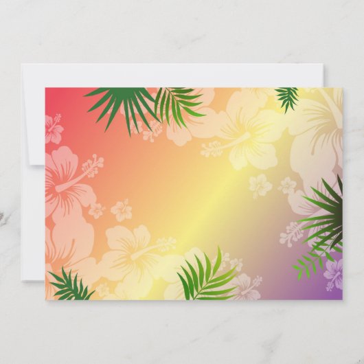 Hula over!  Tropische foto-uitvindingen in Hawaiia Kaart (Achterkant)