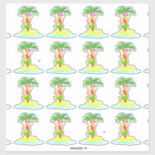 Hula Palm (blad) contour stickers (Vel)