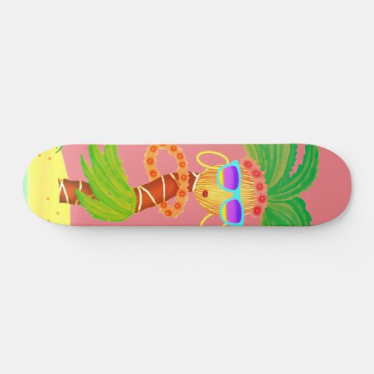 Hula Palm meisjesskateboard Persoonlijk Skateboard (Horizontaal)