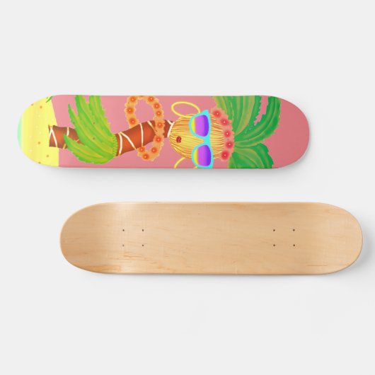 Hula Palm meisjesskateboard Persoonlijk Skateboard (Horizontaal)