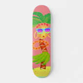 Hula Palm meisjesskateboard Persoonlijk Skateboard (Voorkant)