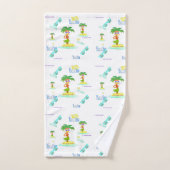 Hula Palm (vakantiepatroon) handdoekset Bad Handdoek (Handdoek)