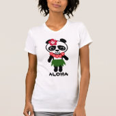 Hula Panda Dames Camisole T-shirt (Voorkant)