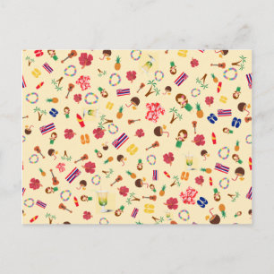 Hula Party in Hawaii Uitnodiging Briefkaart