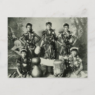 Hula Portait Briefkaart