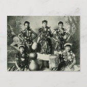 Hula Portait Briefkaart (Voorkant)