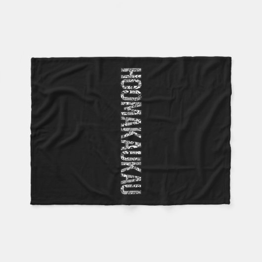 Hula Ready Haumana, Hawaiiaanse stam Polynesische  Fleece Deken (Voorkant (Horizontaal))