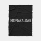 Hula Ready Haumana, Hawaiiaanse stam Polynesische  Fleece Deken (Voorkant)
