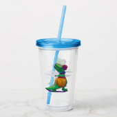 Hula Rex Acryl Drinkbeker (Achterkant)