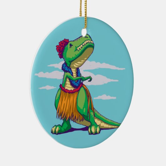 Hula Rex Keramisch Ornament (Rechts)