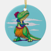 Hula Rex Keramisch Ornament (Voorkant)