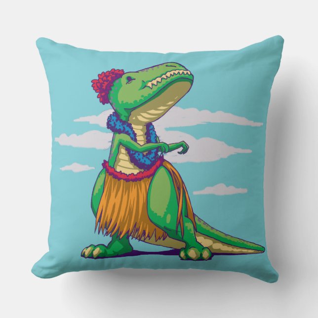 Hula Rex Kussen (Voorkant)