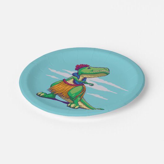 Hula Rex Papieren Bordje (Gekanteld)