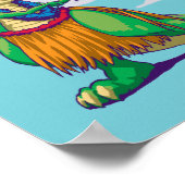 Hula Rex Poster (Hoek)