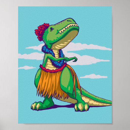 Hula Rex Poster (Voorkant)