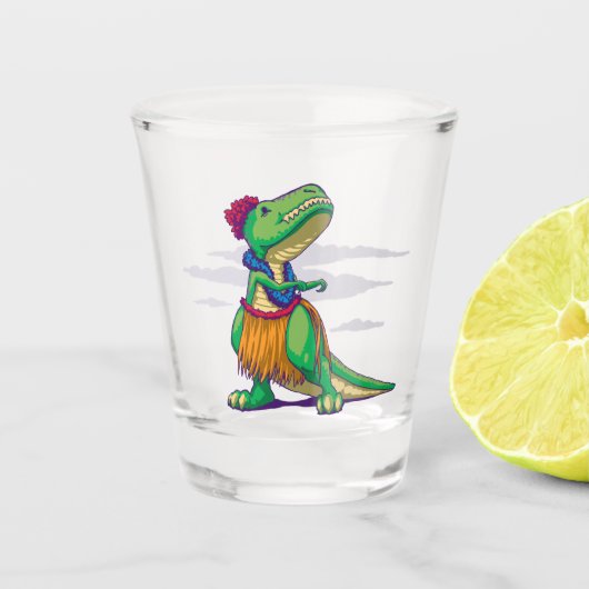 Hula Rex Shot Glas (Voorkant)