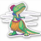 Hula Rex Sticker (Voorkant)