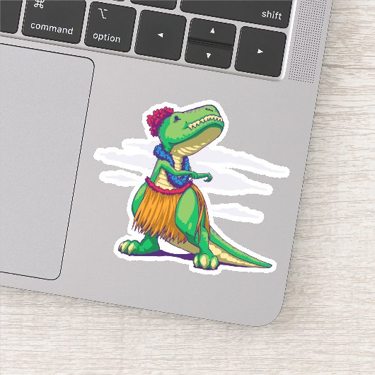 Hula Rex Sticker (Detail)