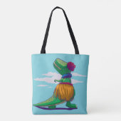 Hula Rex Tote Bag (Achterkant)
