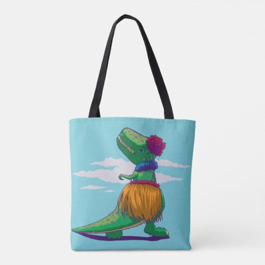 Hula Rex Tote Bag (Achterkant)