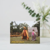 Hula Show Briefkaart (Staand voorkant)