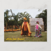 Hula Show Briefkaart (Voorkant)