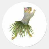 Hula Squirrel Sticker (Voorkant)
