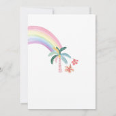 Hula This Way Luau Aloha Tropical Summer Birthday Kaart (Achterkant)