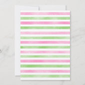 Huladay Party Flamingo Santa Tropische Kerstmis Kaart (Achterkant)