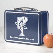HulaMan Metalen Lunchbox Blauw (In situ)