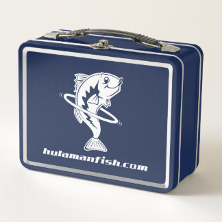 HulaMan Metalen Lunchbox Blauw