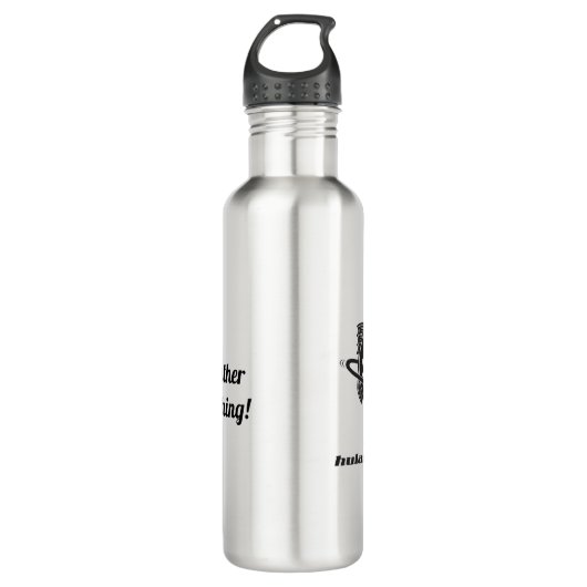 HulaMan roestvrij stalen waterfles Waterfles (Voorkant)