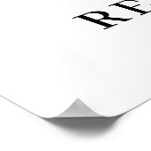 Hulde 3 Foto's Script Ter Lieve Herinnering Poster (Hoek)