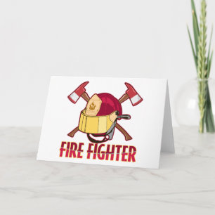 Hulde aan brandweerman kaart
