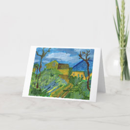 Hulde aan Cezanne notakaart Kaart