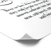 Hulde aan de herinnering Trouw Herdenking Tafelkaa Poster (Hoek)